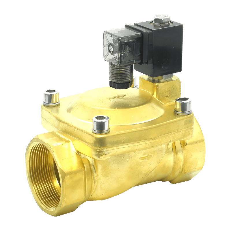 Solenoidni ventil spojen na cijevi