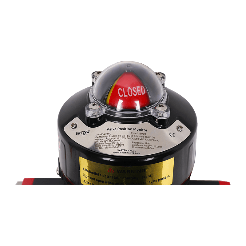 Pneumatski kuglasti ventil s prirubnicom otporan na eksploziju