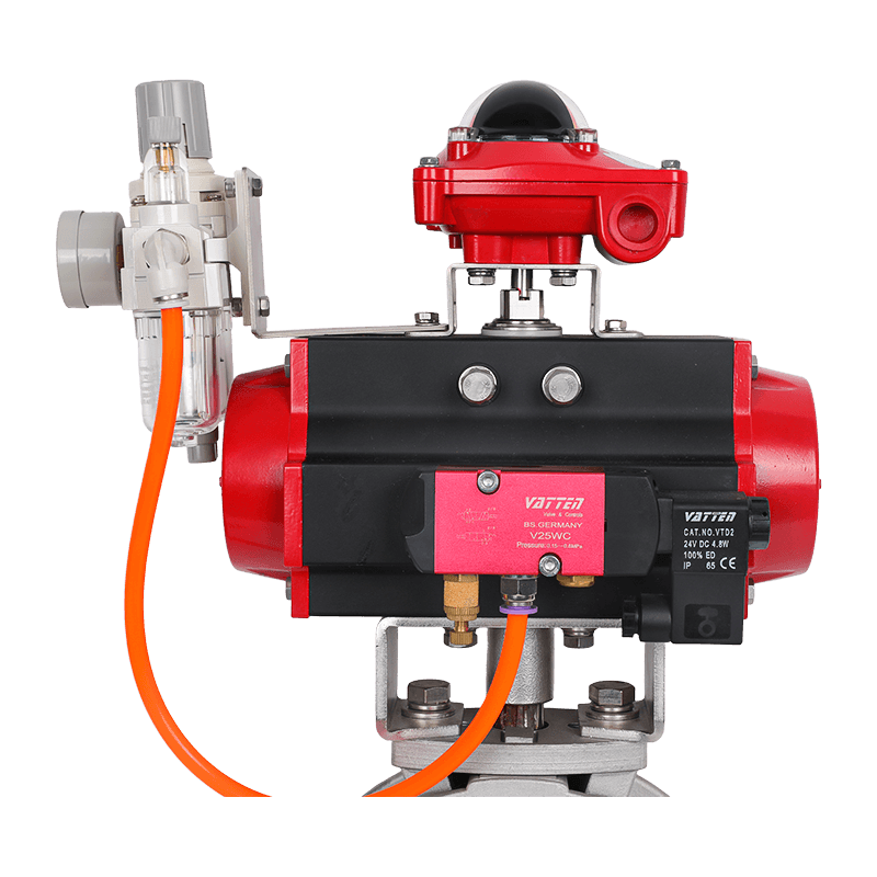 Pneumatski leptir ventil za prah