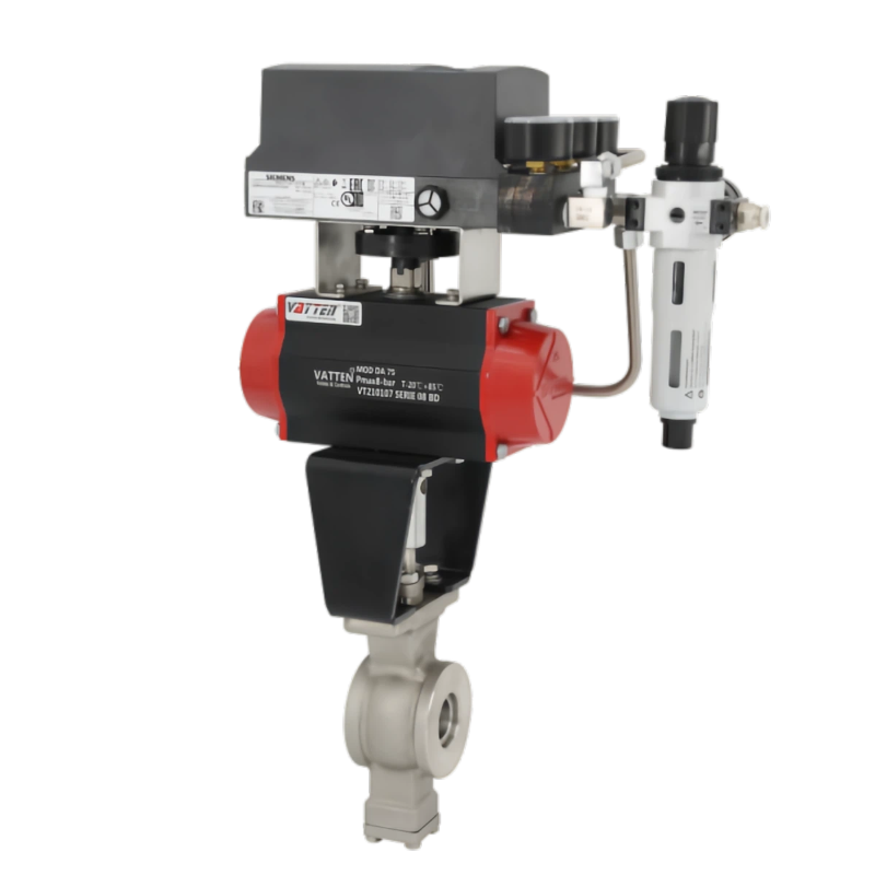 Pneumatski kuglasti ventil tipa V